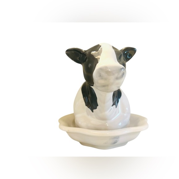 Black & White Cow Planter - Picture 2 of 6